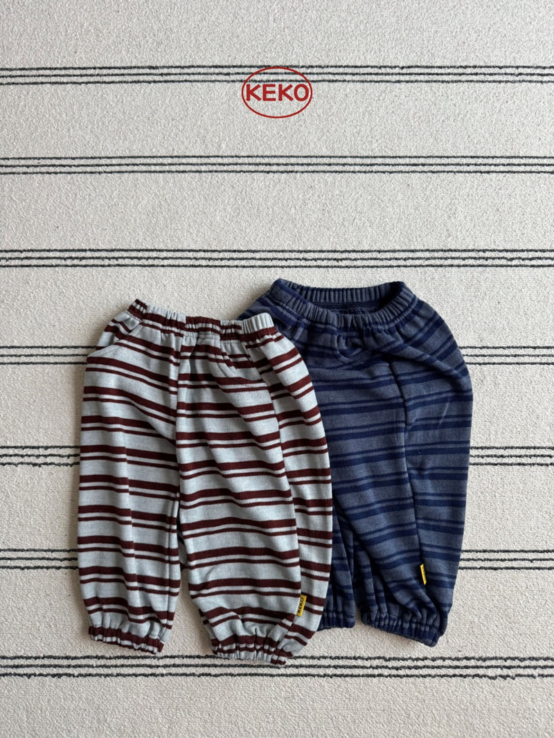 Keko - Korean Children Fashion - #childofig - Multi Stripe Pants - 3