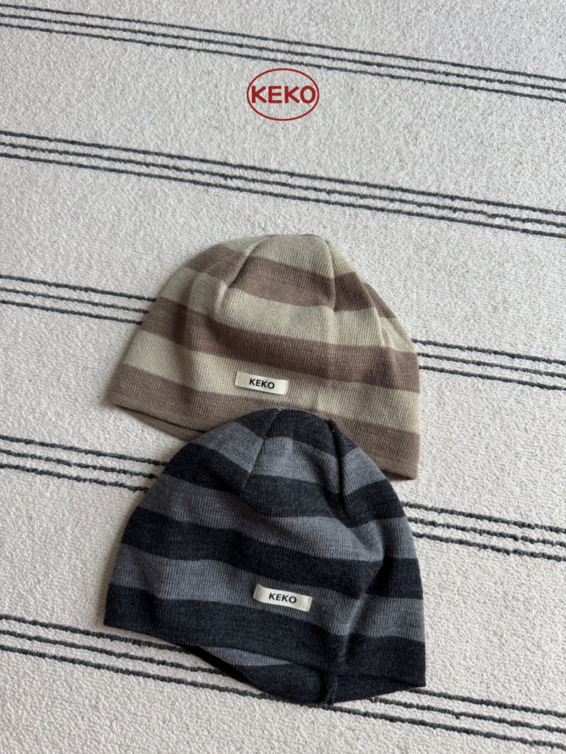 Keko - Korean Children Fashion - #childrensboutique - Band Stripe Beanie - 5