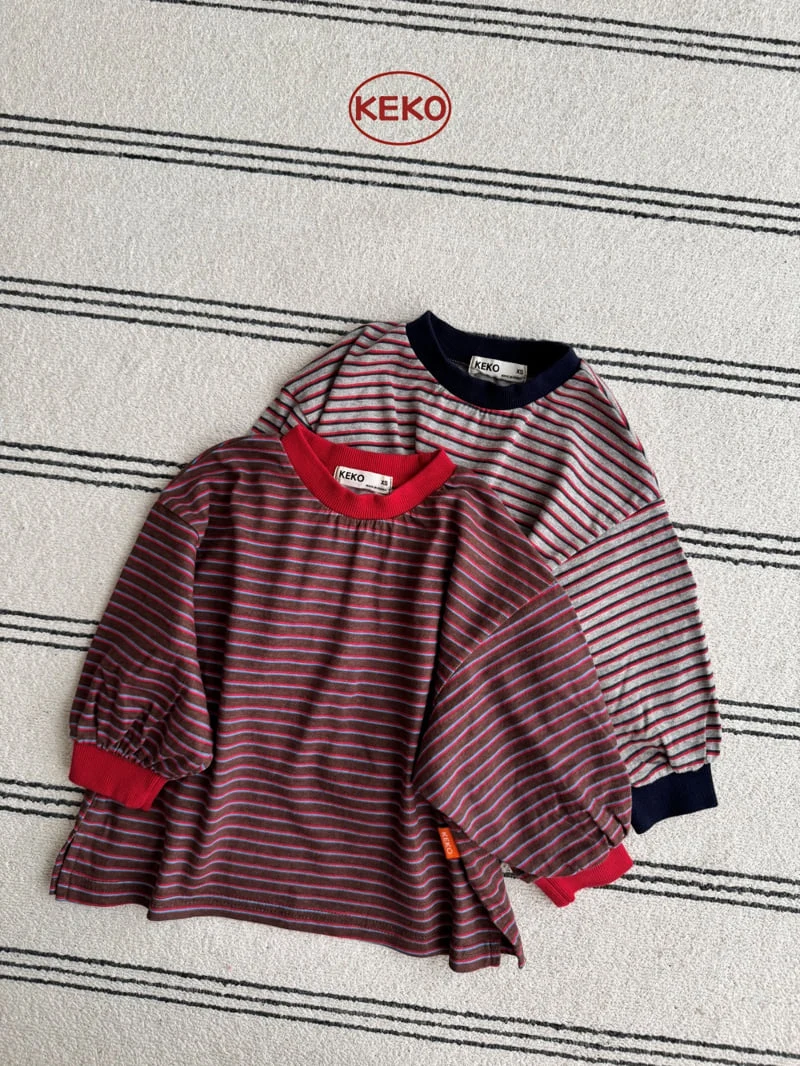 Keko - Korean Children Fashion - #childrensboutique - Pin Stripe Tee - 3