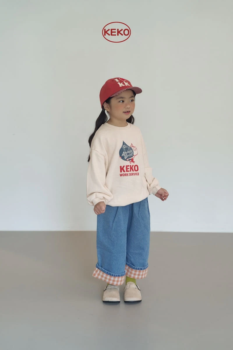 Keko - Korean Children Fashion - #designkidswear - Check Roll-up Pants - 6