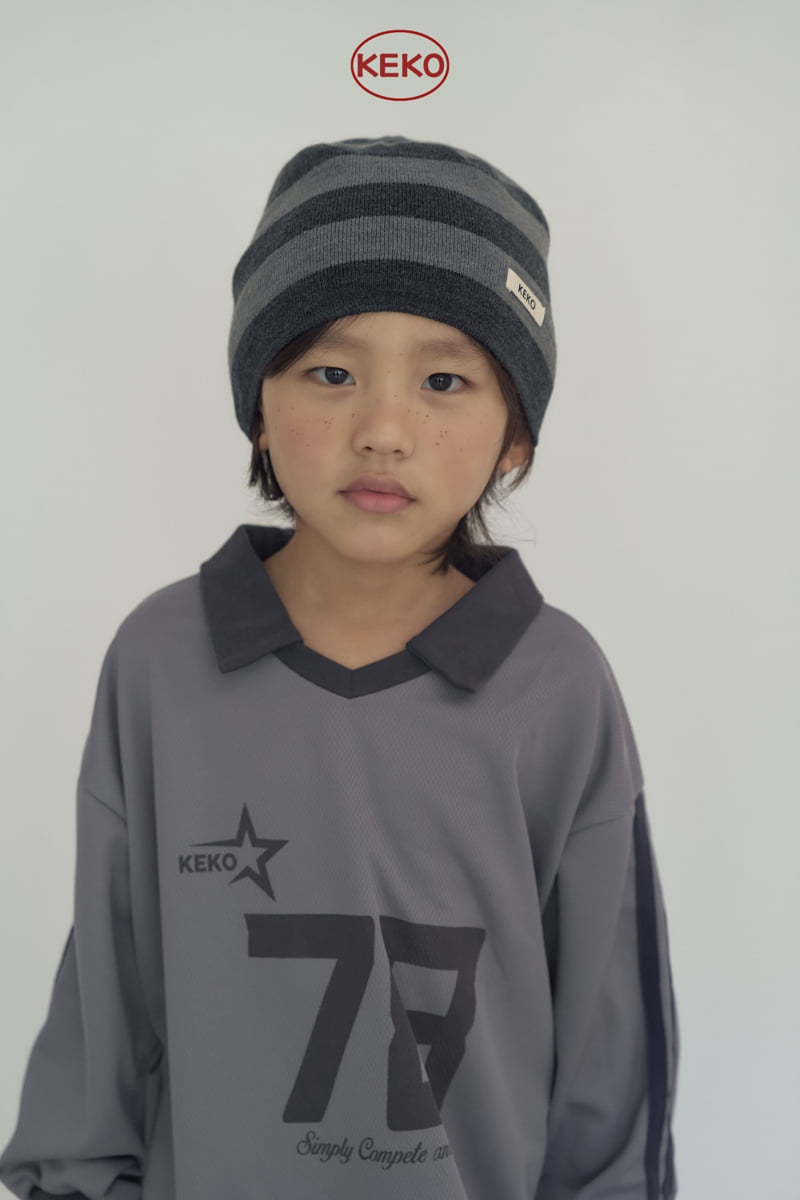 Keko - Korean Children Fashion - #designkidswear - Band Stripe Beanie - 6