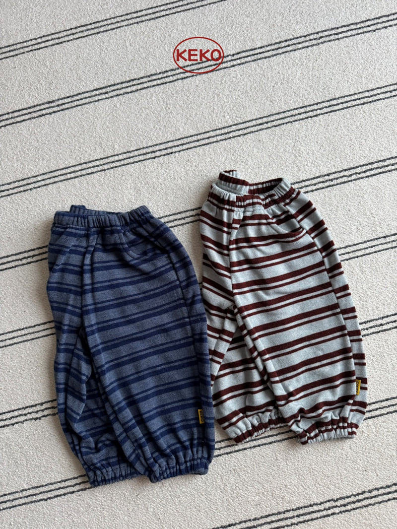 Keko - Korean Children Fashion - #designkidswear - Multi Stripe Pants - 5