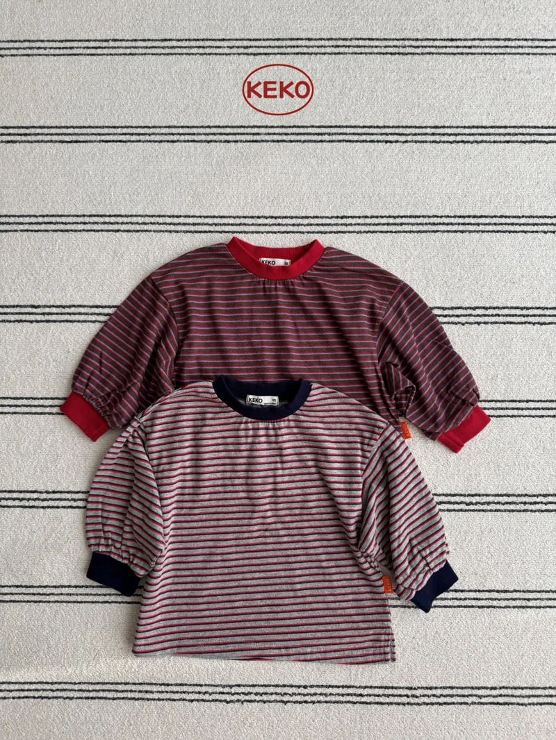 Keko - Korean Children Fashion - #childrensboutique - Pin Stripe Tee - 4