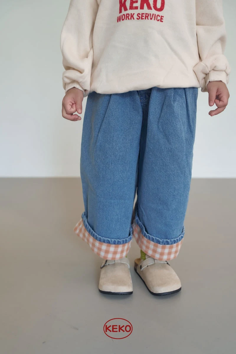 Keko - Korean Children Fashion - #discoveringself - Check Roll-up Pants - 7