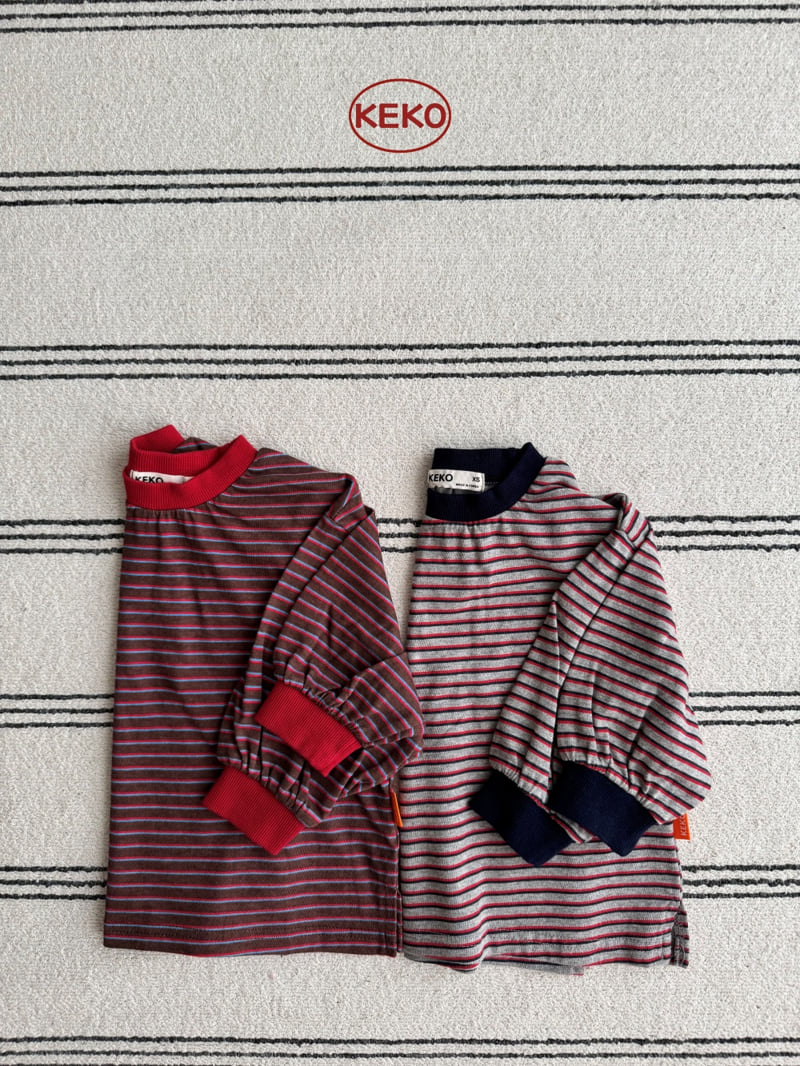 Keko - Korean Children Fashion - #discoveringself - Pin Stripe Tee - 5