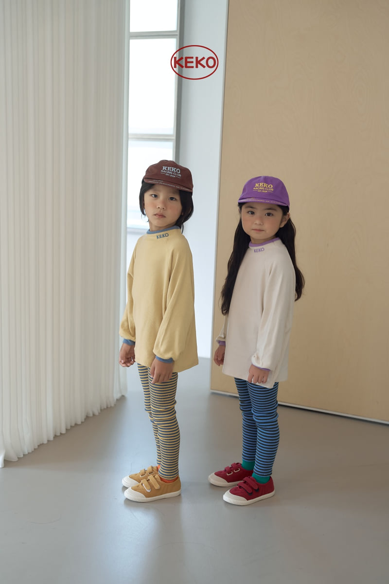 Keko - Korean Children Fashion - #fashionkids - Cozy Stripe Leggings - 10