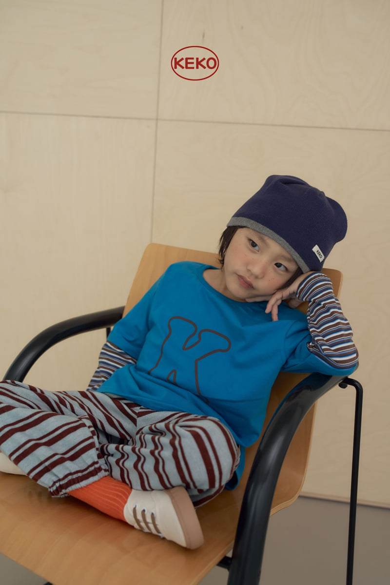 Keko - Korean Children Fashion - #fashionkids - Multi Stripe Pants - 7