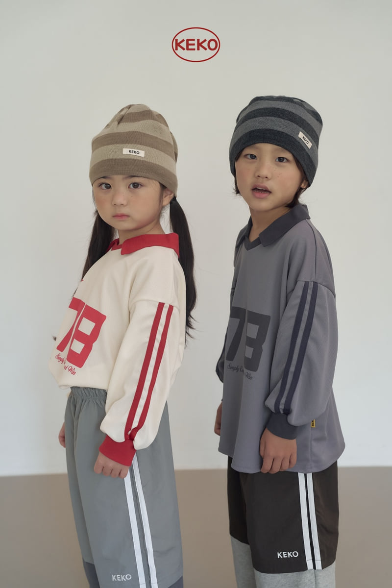 Keko - Korean Children Fashion - #kidzfashiontrend - Band Stripe Beanie - 11