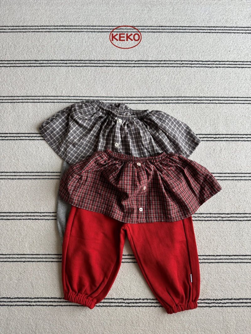 Keko - Korean Children Fashion - #Kfashion4kids - Mix Jogger Pants - 4