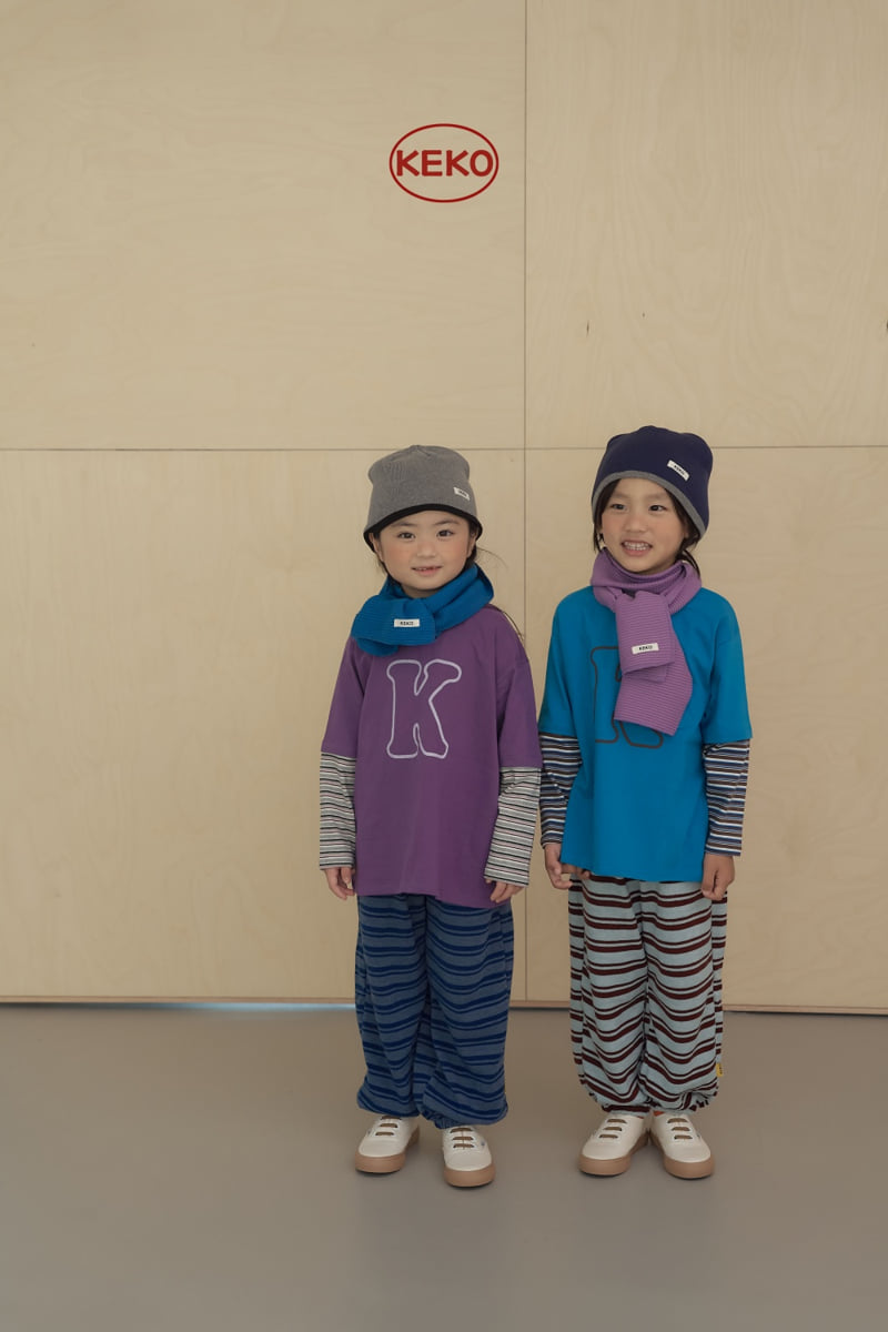 Keko - Korean Children Fashion - #littlefashionista - Multi Stripe Pants - 12