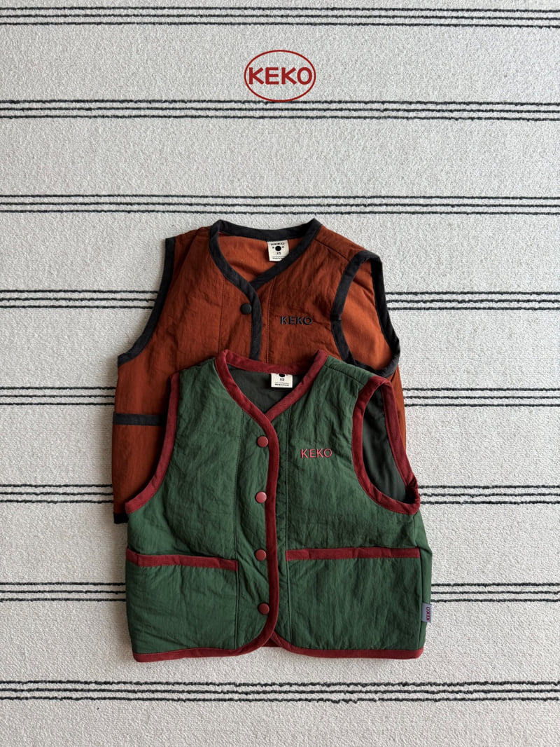 Keko - Korean Children Fashion - #magicofchildhood - Work Padding Vest - 3