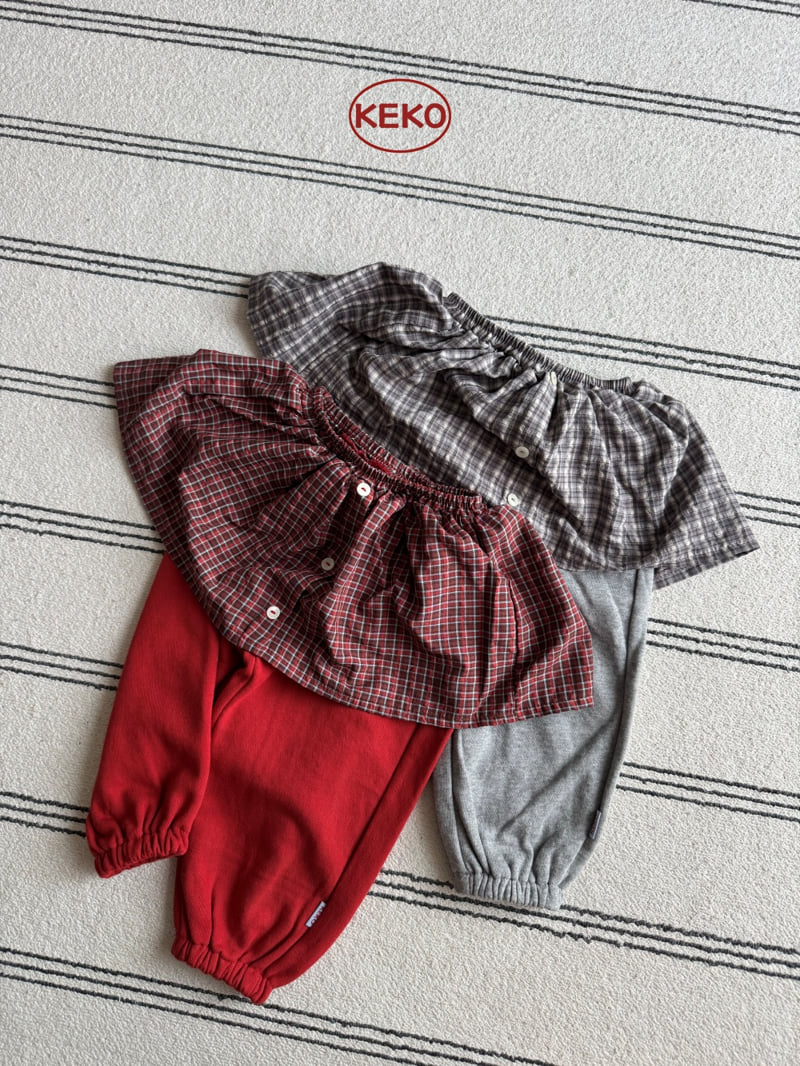 Keko - Korean Children Fashion - #magicofchildhood - Mix Jogger Pants - 5