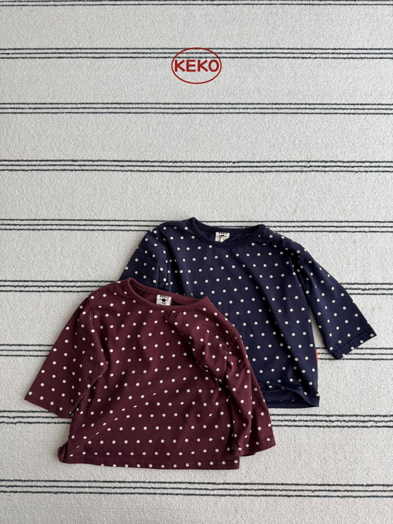Keko - Korean Children Fashion - #magicofchildhood - Dot Tee - 3