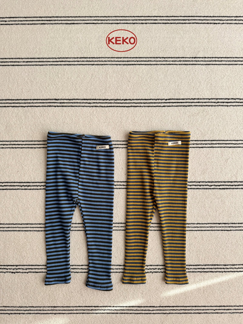 Keko - Korean Children Fashion - #minifashionista - Cozy Stripe Leggings