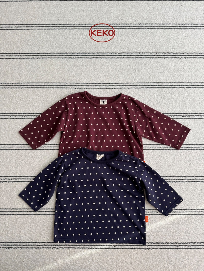 Keko - Korean Children Fashion - #magicofchildhood - Dot Tee - 4