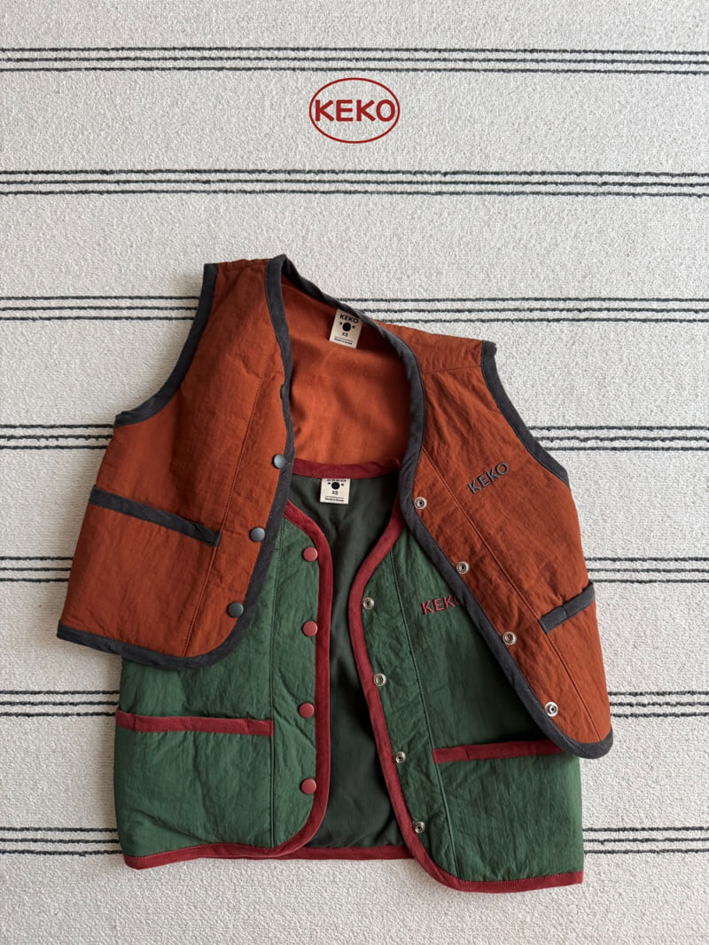 Keko - Korean Children Fashion - #prettylittlegirls - Work Padding Vest - 5