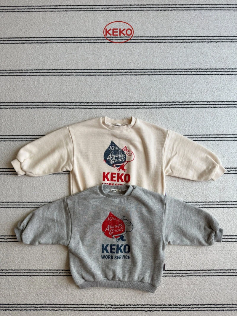 Keko - Korean Children Fashion - #toddlerclothing - Oil Sweatshirts - 4
