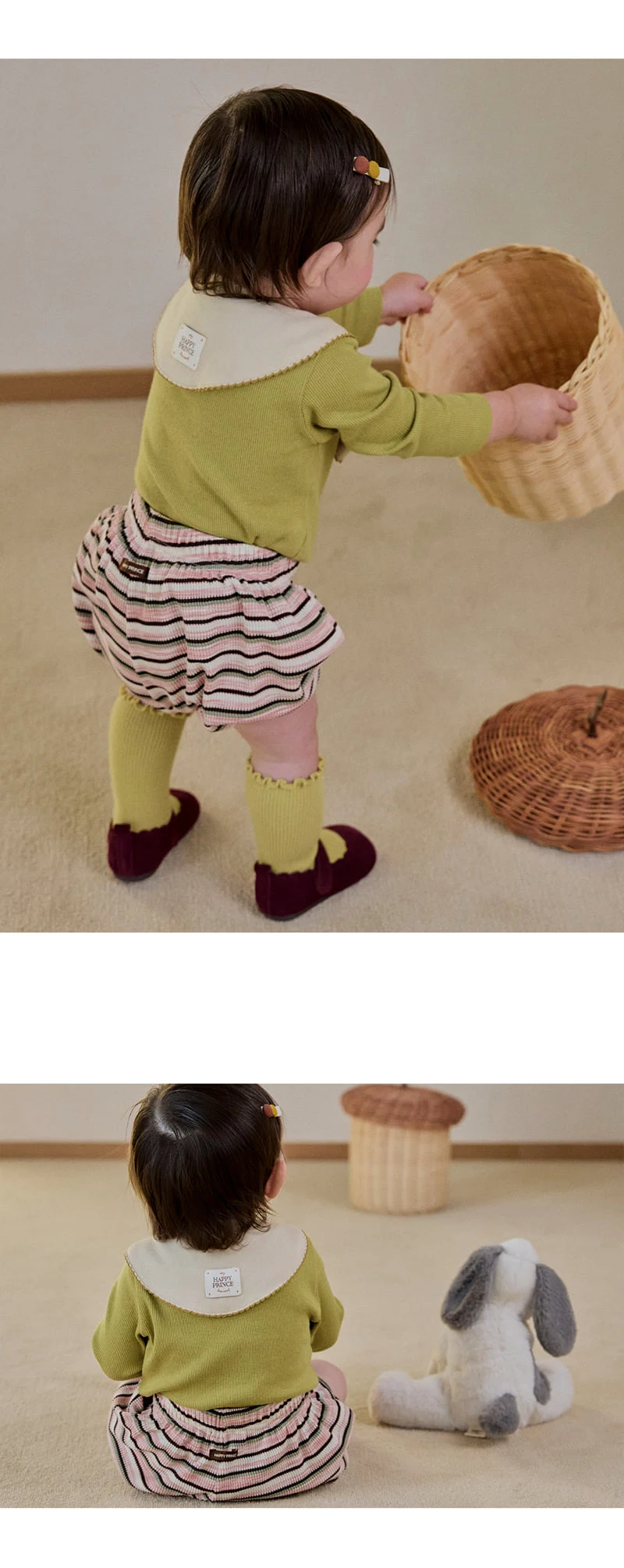Kids Clara - Korean Baby Fashion - #babyboutique - Bayon Volume Baby Bloomer - 3