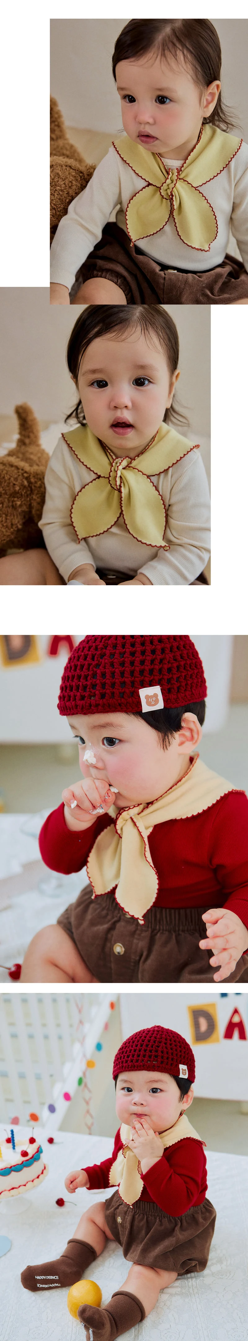Kids Clara - Korean Baby Fashion - #babyboutique - Modal Cozy Bow Scarf - 6