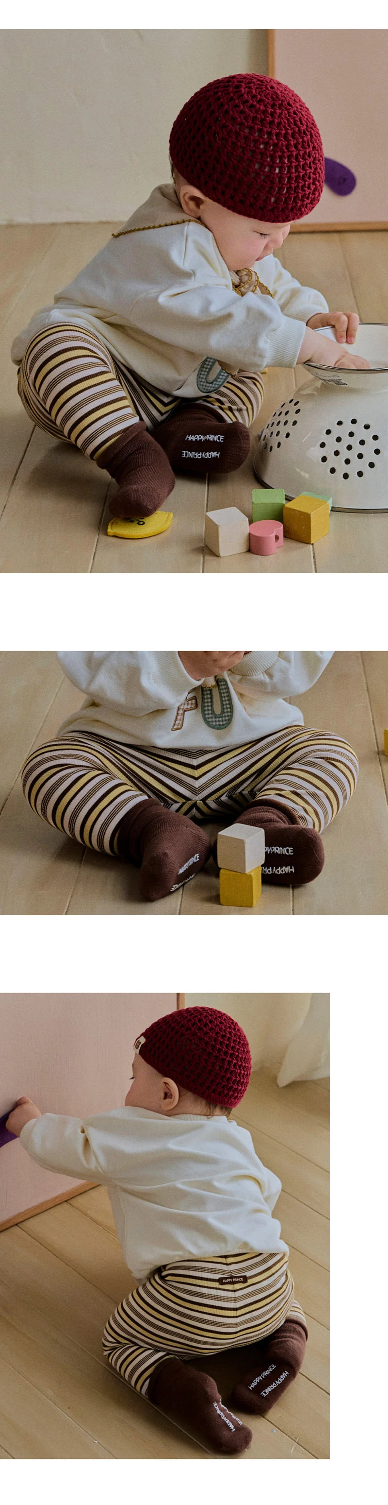 Kids Clara - Korean Baby Fashion - #babyclothing - Move Baby Leggings - 2