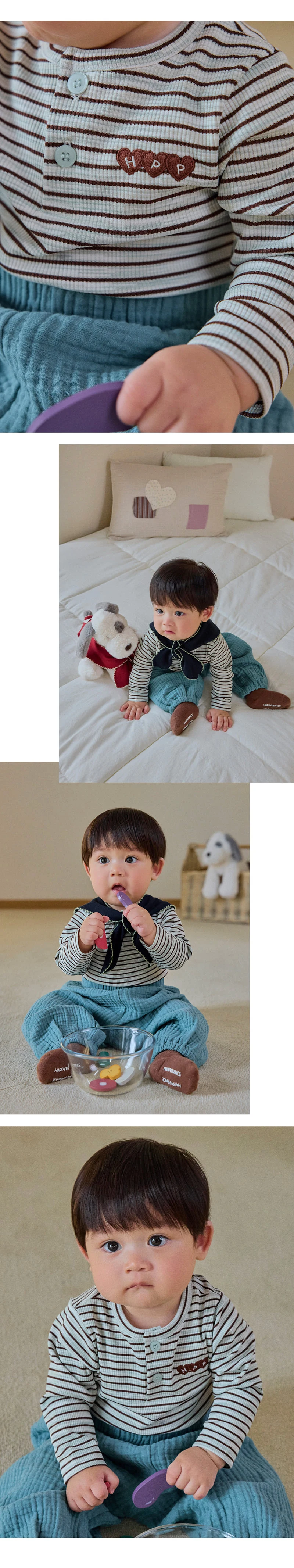 Kids Clara - Korean Baby Fashion - #babyclothing - Time Baby Tee - 3