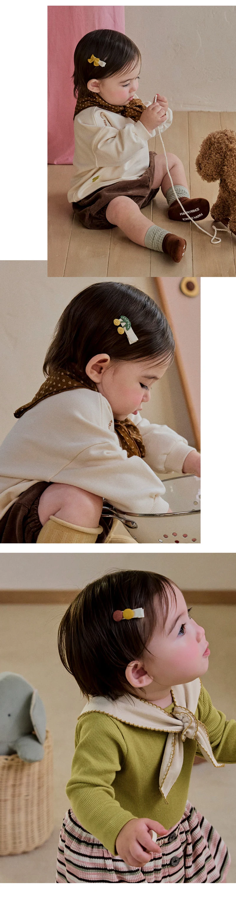 Kids Clara - Korean Baby Fashion - #babyboutiqueclothing - Luena Baby Hairpin (set of 5) - 4