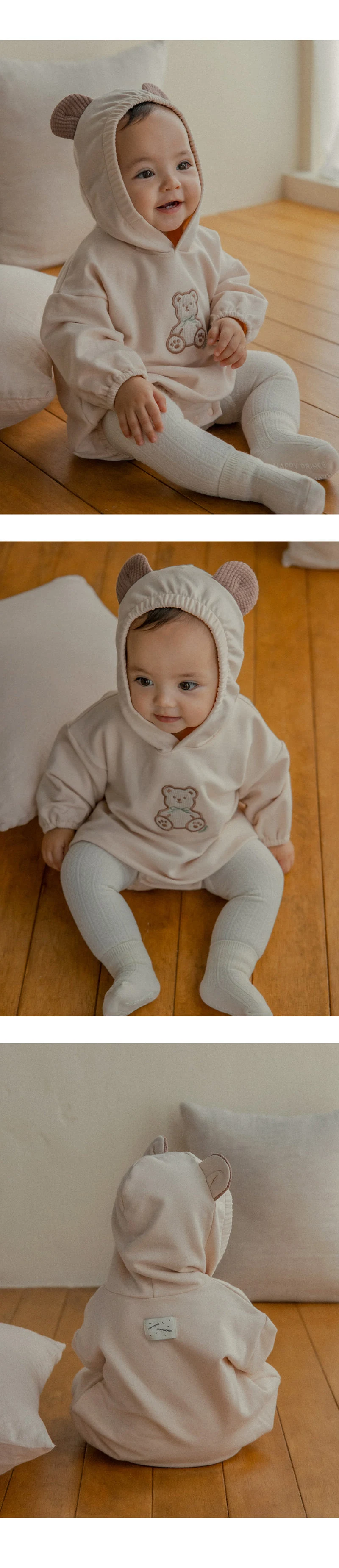Kids Clara - Korean Baby Fashion - #babyclothing - Popo Bear Bodysuit - 3