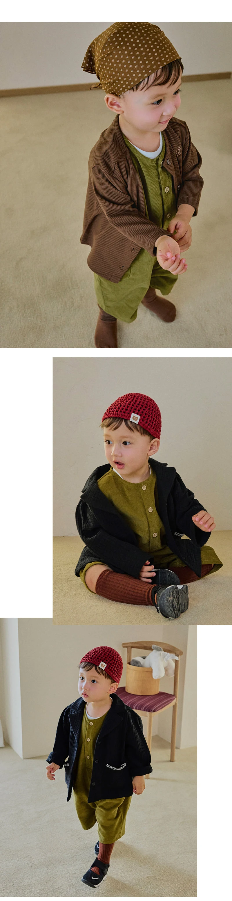 Kids Clara - Korean Baby Fashion - #babyfashion - Terra Baby Jumpsuit - 3
