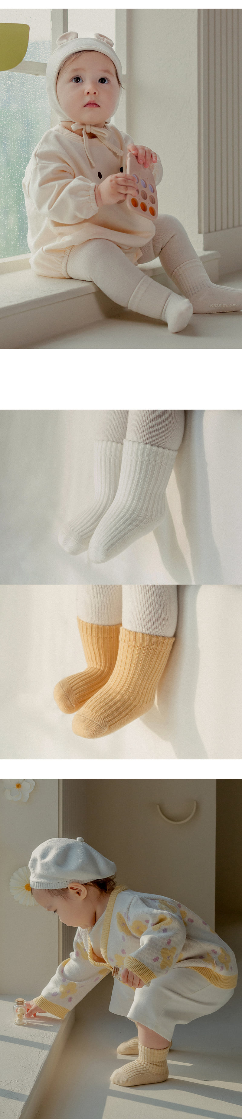 Kids Clara - Korean Baby Fashion - #babyfashion - Comfy Rib Socks (set of 5) - 6