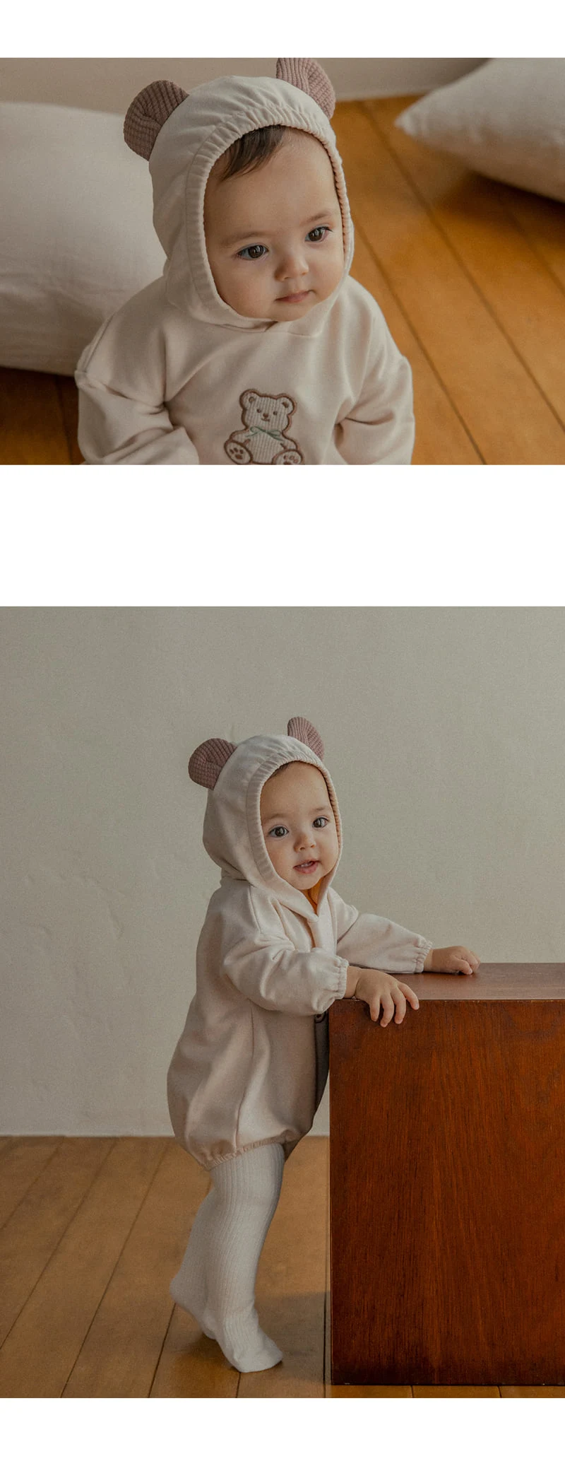 Kids Clara - Korean Baby Fashion - #babyclothing - Popo Bear Bodysuit - 4