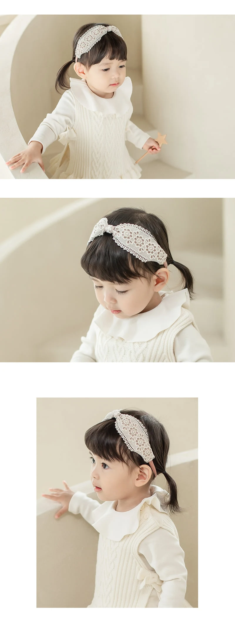Kids Clara - Korean Baby Fashion - #babyfashion - Doen Baby Hairband (set of 5) - 3