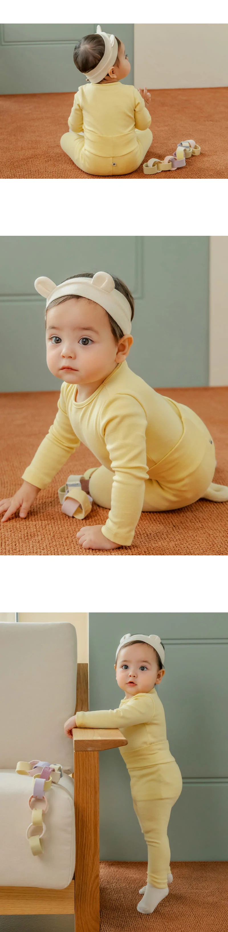 Kids Clara - Korean Baby Fashion - #babyfashion - Pure Basic Comfy Belly Baby Leggings - 6