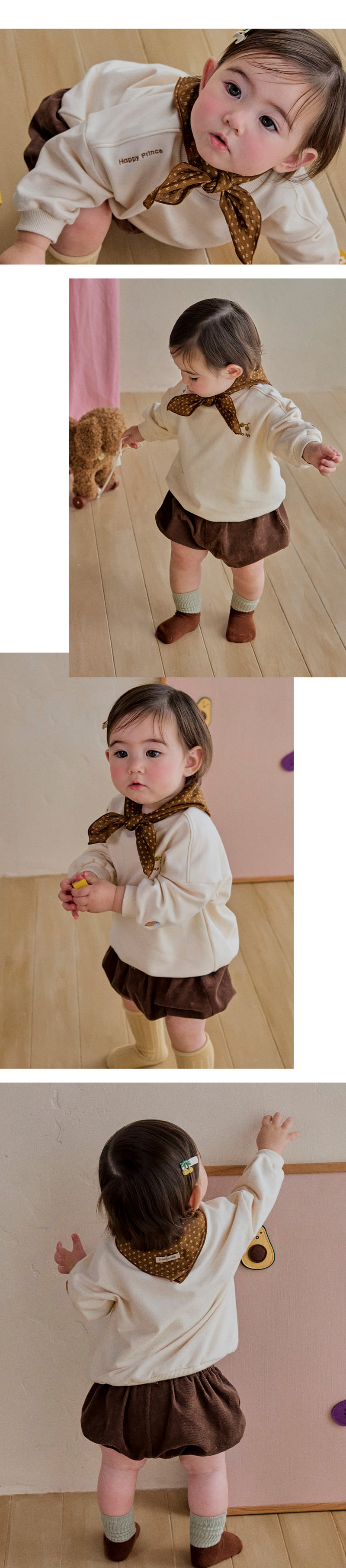 Kids Clara - Korean Baby Fashion - #babyfever - Mozi Baby Swaetshirts - 5