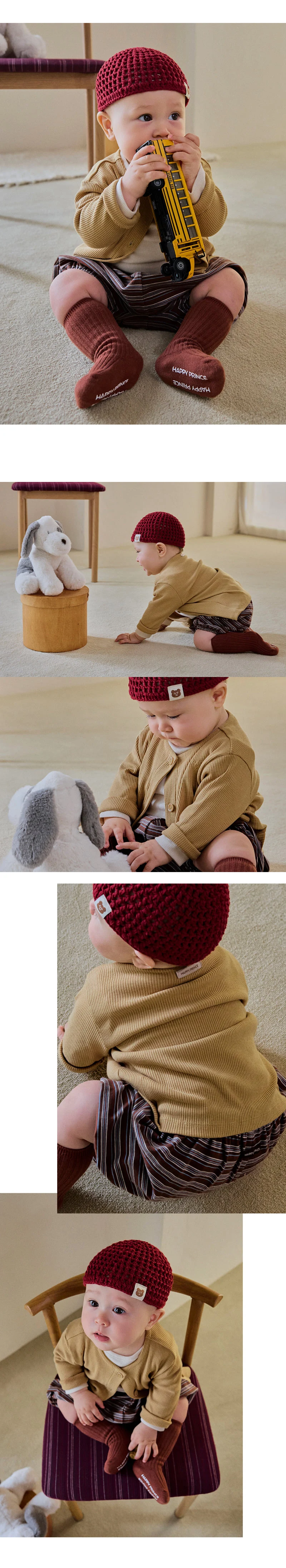 Kids Clara - Korean Baby Fashion - #babyfever - Romen Baby Cardigan - 3