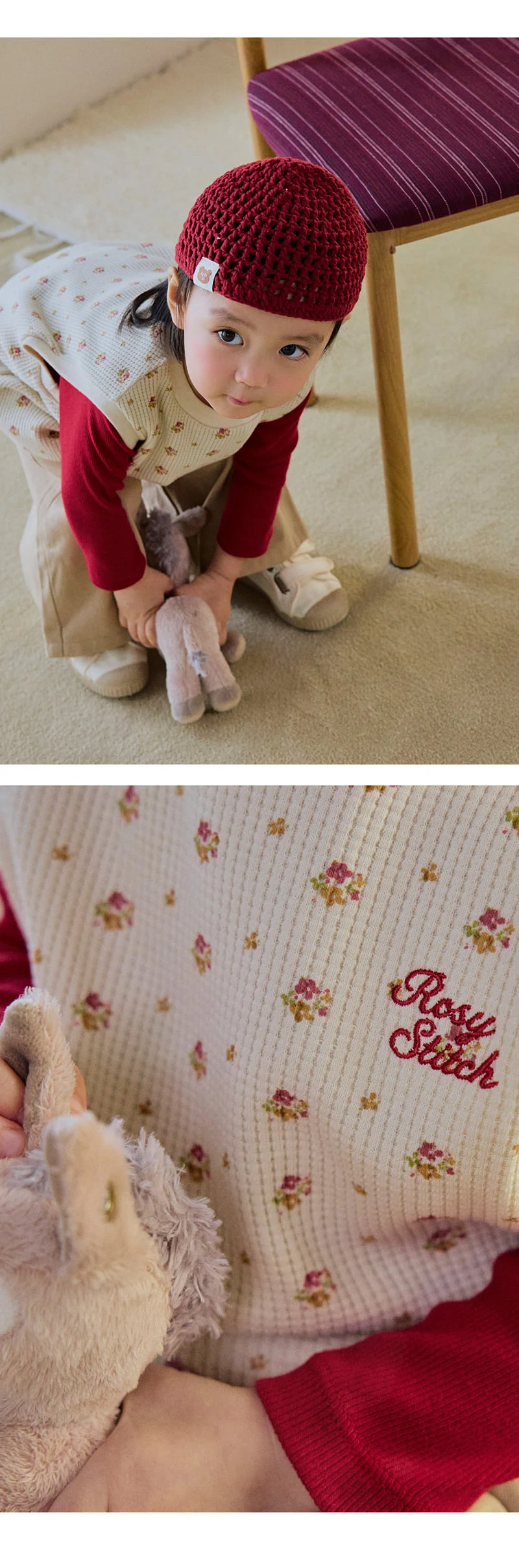 Kids Clara - Korean Baby Fashion - #babyfever - Moss Vest - 2