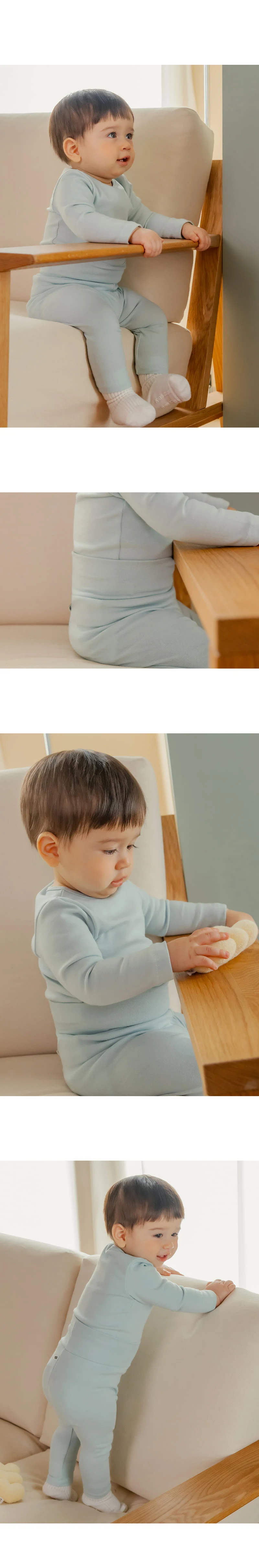 Kids Clara - Korean Baby Fashion - #babyfever - Pure Basic Comfy Belly Baby Leggings - 7