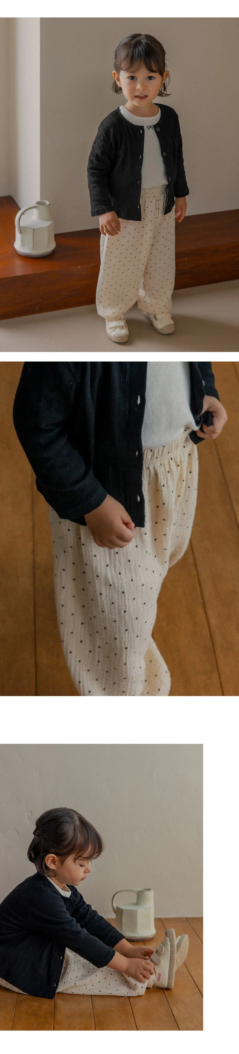 Kids Clara - Korean Baby Fashion - #babygirlfashion - Jinger Dot Pants - 2