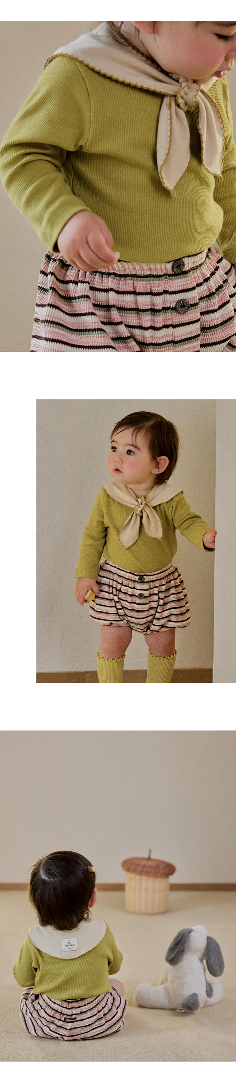 Kids Clara - Korean Baby Fashion - #babygirlfashion - Mild Modal Tee - 3