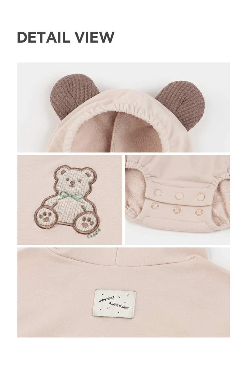 Kids Clara - Korean Baby Fashion - #babygirlfashion - Popo Bear Bodysuit - 6