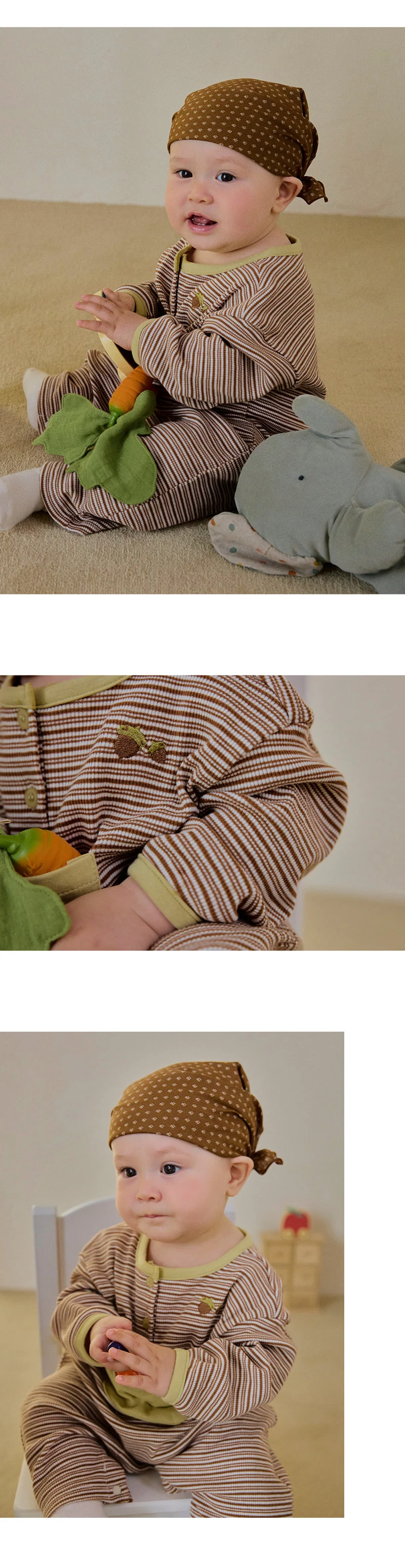 Kids Clara - Korean Baby Fashion - #babygirlfashion - Nason Playsuit - 2