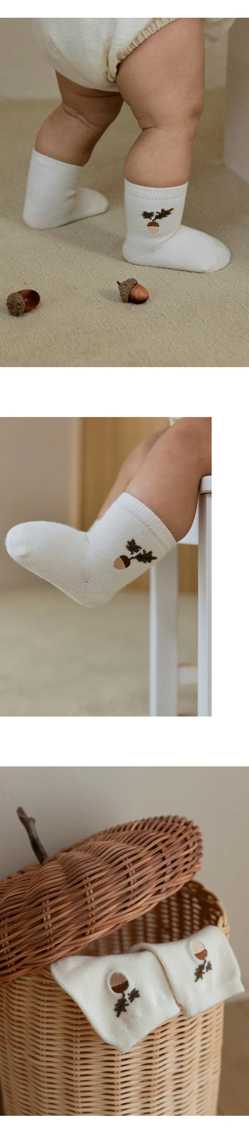 Kids Clara - Korean Baby Fashion - #babylifestyle - Cori Socks (set of 5) - 2