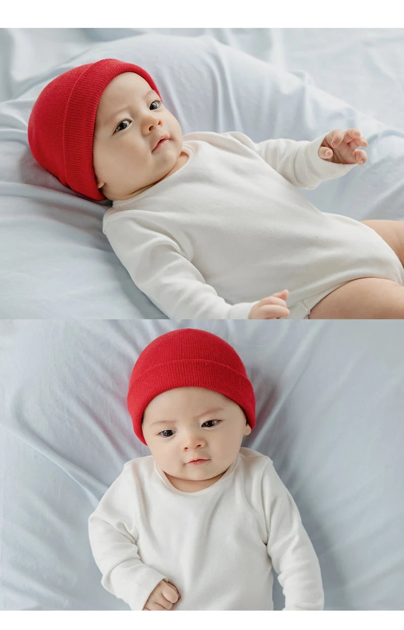 Kids Clara - Korean Baby Fashion - #babylifestyle - Newborn Baby Beanie - 3