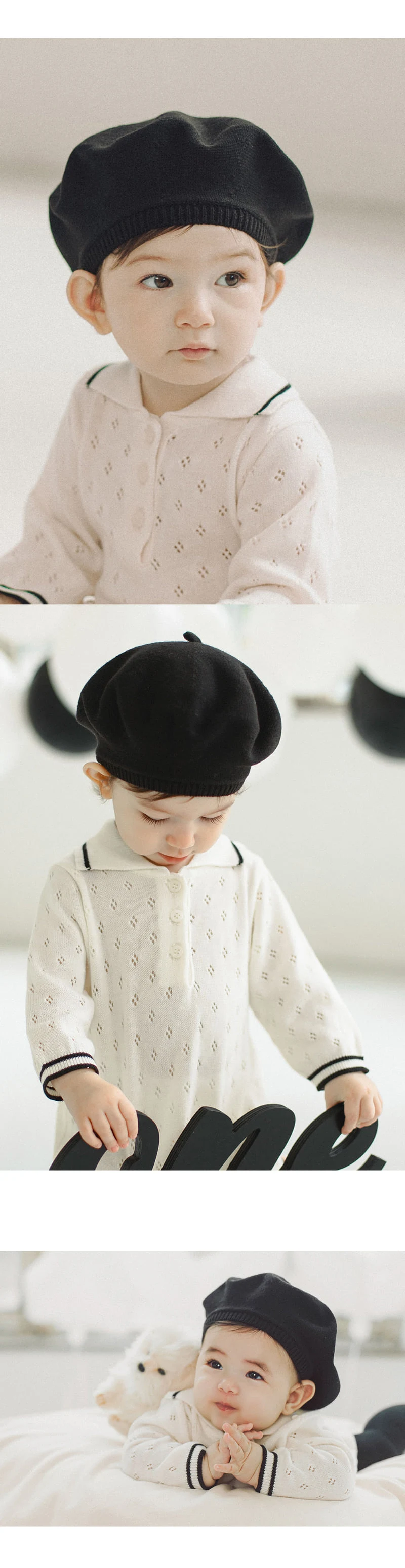Kids Clara - Korean Baby Fashion - #babylifestyle - Shoushou Knit Baby Beret - 2