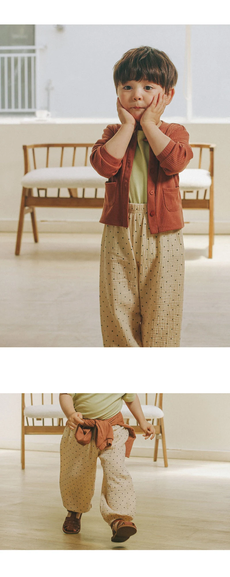 Kids Clara - Korean Baby Fashion - #babylifestyle - Jinger Dot Pants - 4