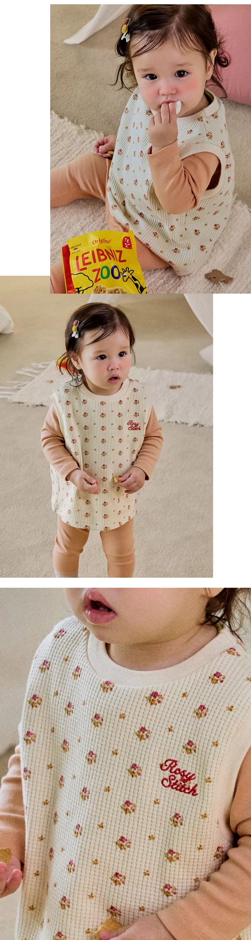 Kids Clara - Korean Baby Fashion - #babyoninstagram - Moss Vest - 5