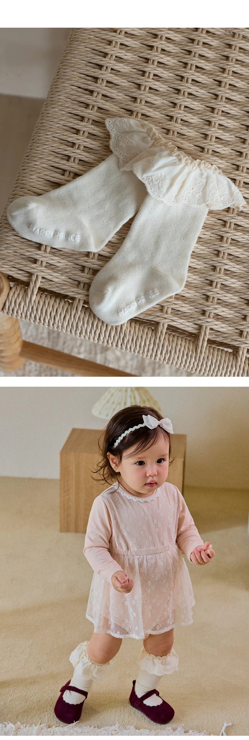 Kids Clara - Korean Baby Fashion - #babyootd - Ael Baby Knee Socks (set of 5) - 3