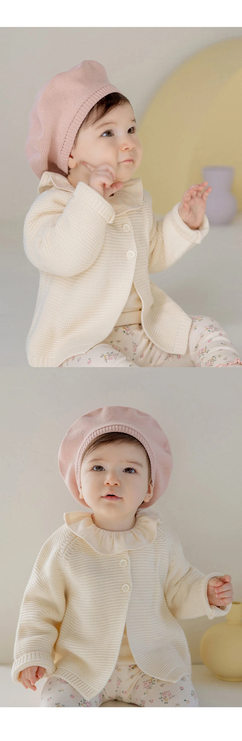 Kids Clara - Korean Baby Fashion - #babyoninstagram - Shoushou Knit Baby Beret - 4