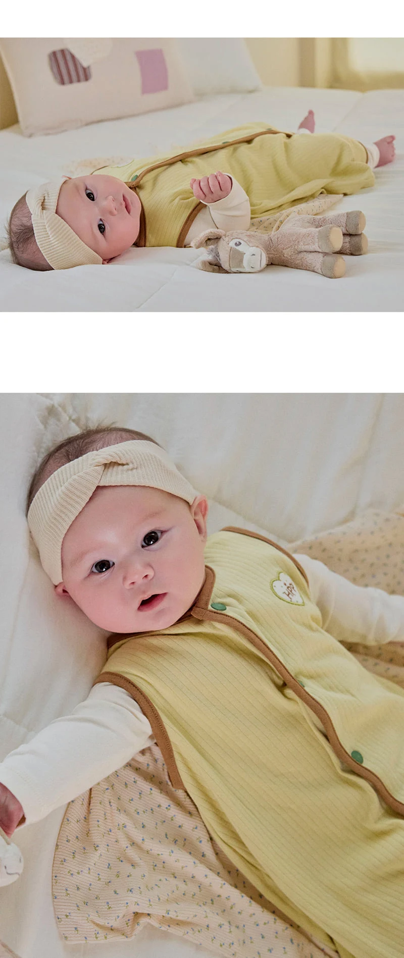 Kids Clara - Korean Baby Fashion - #babyoninstagram - Lilly Modal Baby Sleeping Vest - 4
