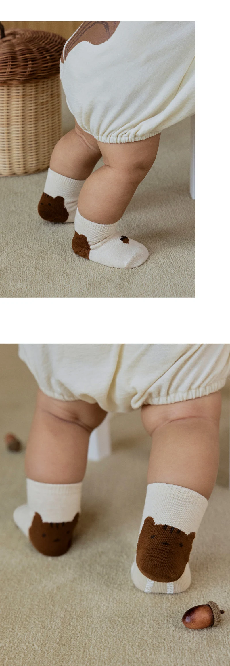 Kids Clara - Korean Baby Fashion - #babyootd - Once Darami Baby Socks (set of 5) - 3
