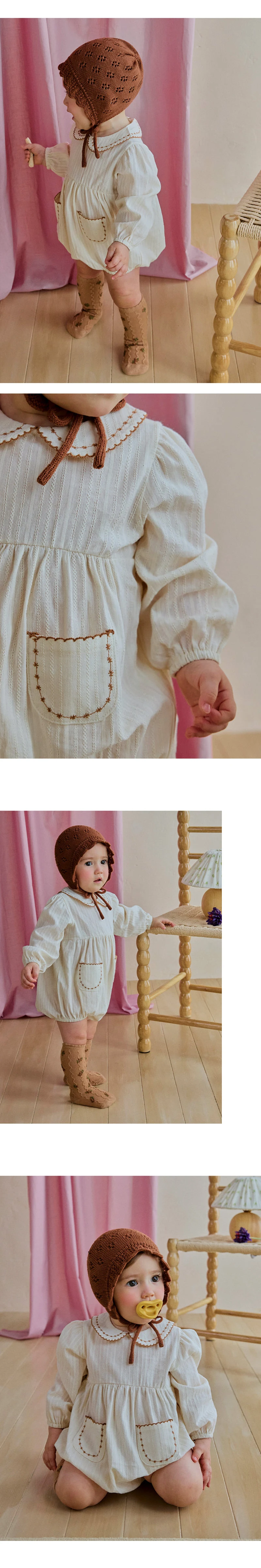 Kids Clara - Korean Baby Fashion - #babyoutfit - Rowan Bodysuit - 2